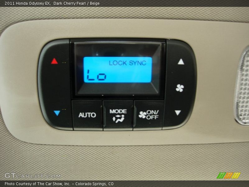 Dark Cherry Pearl / Beige 2011 Honda Odyssey EX