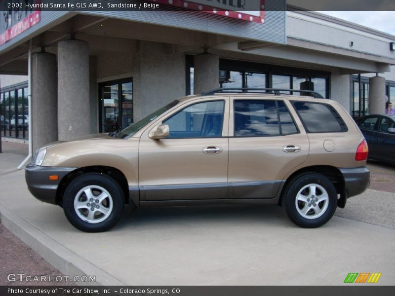 Sandstone / Beige 2002 Hyundai Santa Fe GLS AWD