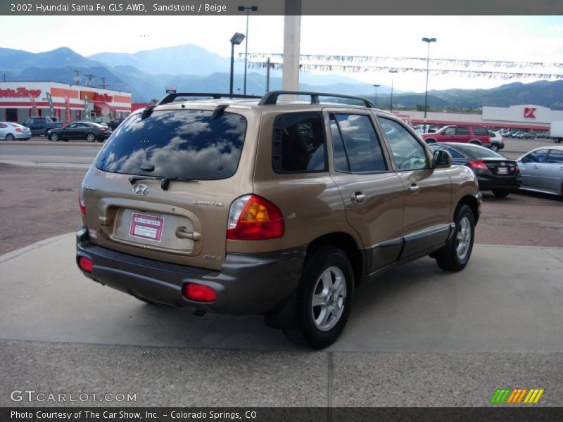 Sandstone / Beige 2002 Hyundai Santa Fe GLS AWD