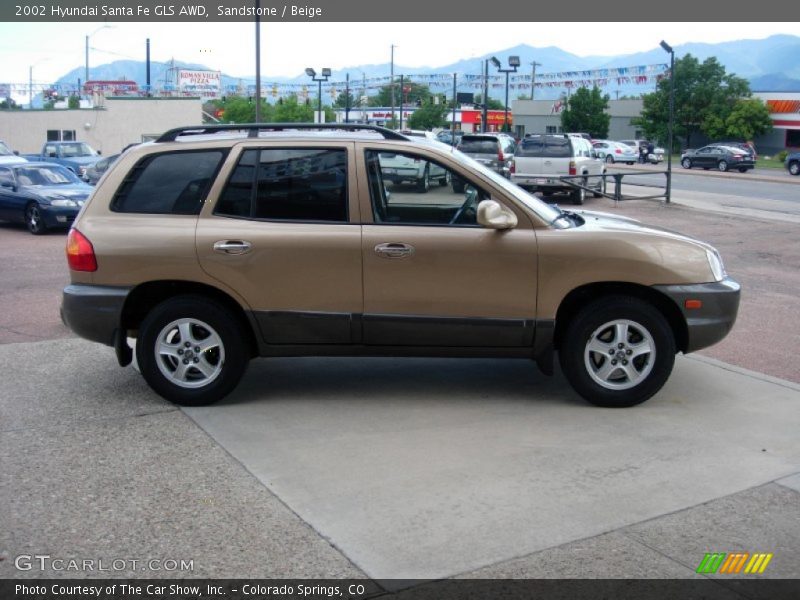 Sandstone / Beige 2002 Hyundai Santa Fe GLS AWD