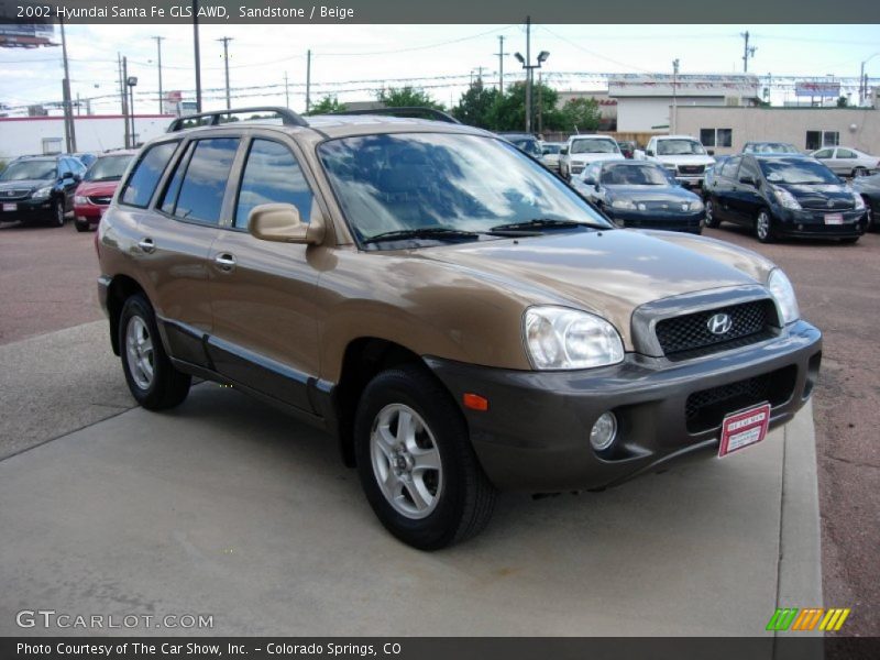 Sandstone / Beige 2002 Hyundai Santa Fe GLS AWD