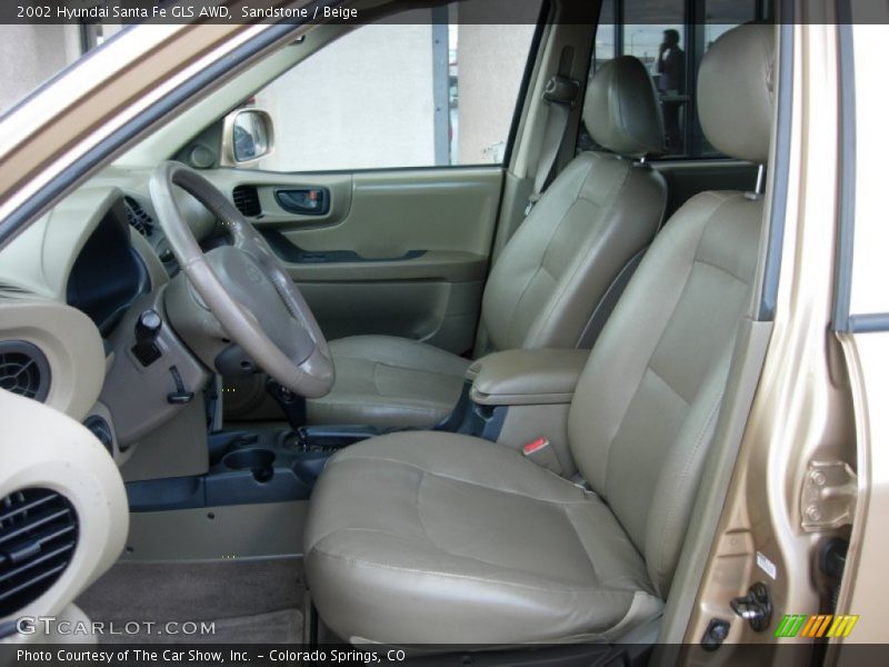 Sandstone / Beige 2002 Hyundai Santa Fe GLS AWD