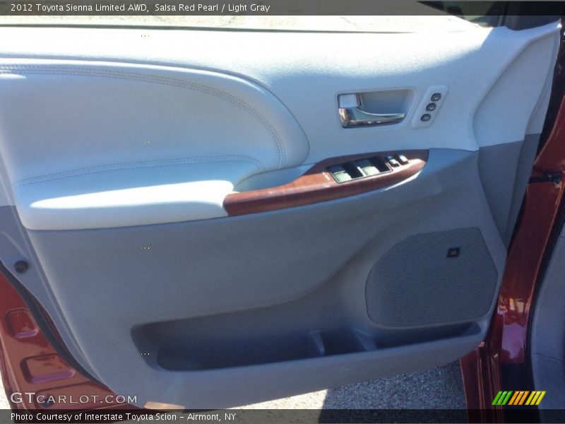 Salsa Red Pearl / Light Gray 2012 Toyota Sienna Limited AWD