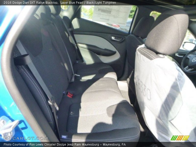 Laser Blue Pearl / Black/Light Tungsten 2016 Dodge Dart SXT Rallye Blacktop
