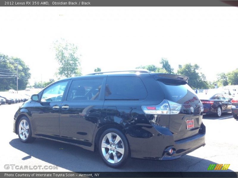 Obsidian Black / Black 2012 Lexus RX 350 AWD