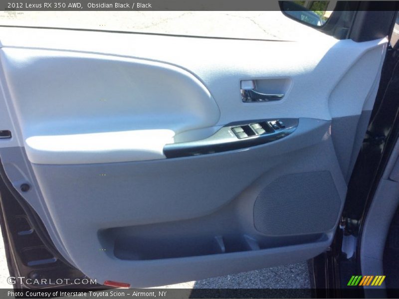 Obsidian Black / Black 2012 Lexus RX 350 AWD