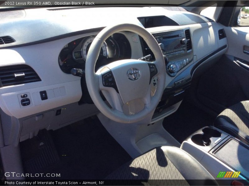 Obsidian Black / Black 2012 Lexus RX 350 AWD