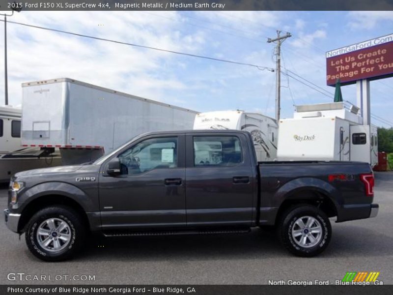 Magnetic Metallic / Medium Earth Gray 2015 Ford F150 XL SuperCrew 4x4