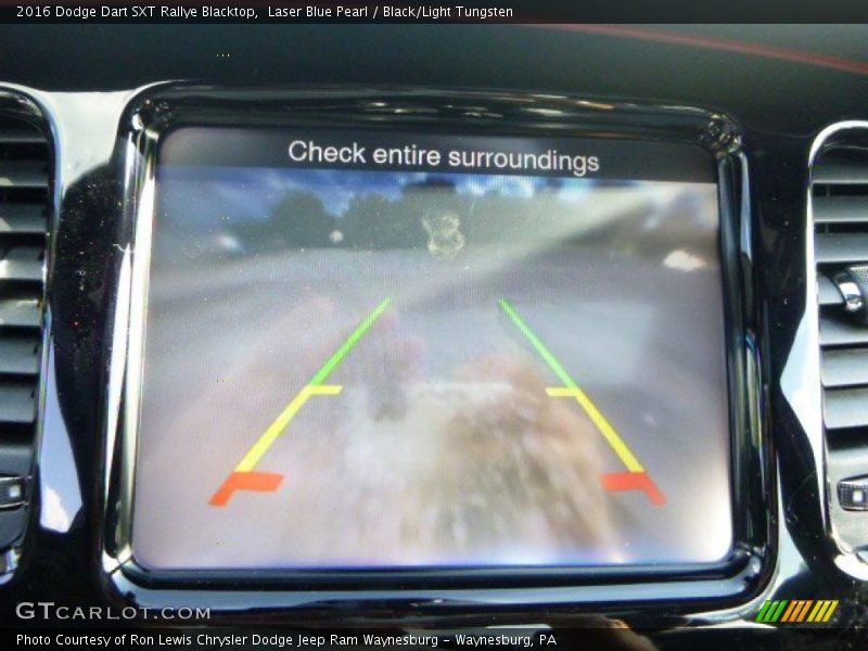Laser Blue Pearl / Black/Light Tungsten 2016 Dodge Dart SXT Rallye Blacktop