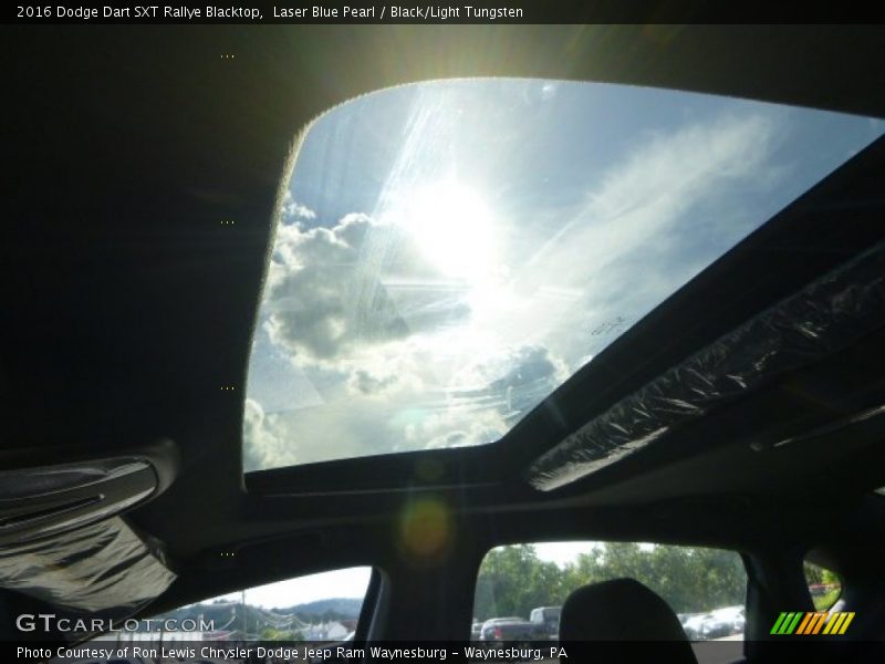 Laser Blue Pearl / Black/Light Tungsten 2016 Dodge Dart SXT Rallye Blacktop