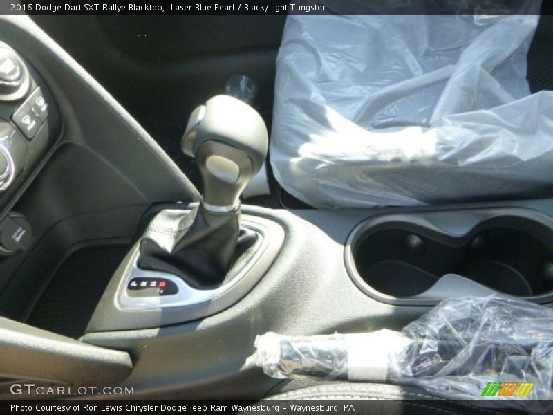 Laser Blue Pearl / Black/Light Tungsten 2016 Dodge Dart SXT Rallye Blacktop