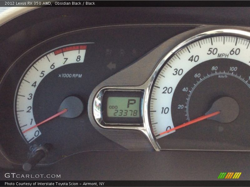 Obsidian Black / Black 2012 Lexus RX 350 AWD