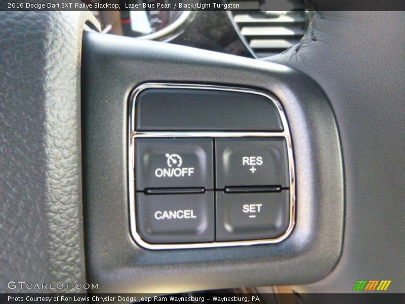 Laser Blue Pearl / Black/Light Tungsten 2016 Dodge Dart SXT Rallye Blacktop