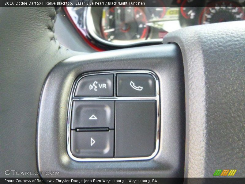 Laser Blue Pearl / Black/Light Tungsten 2016 Dodge Dart SXT Rallye Blacktop