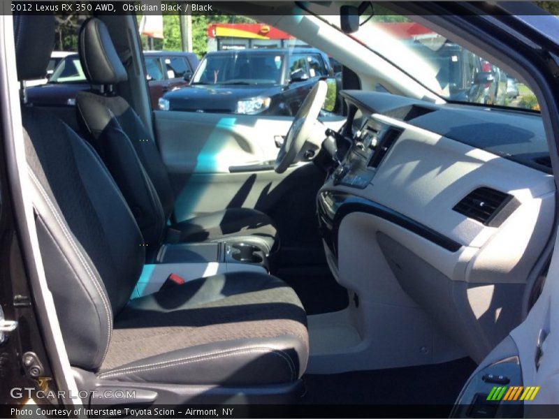 Obsidian Black / Black 2012 Lexus RX 350 AWD