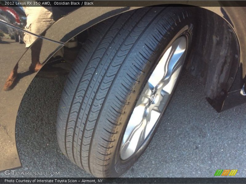 Obsidian Black / Black 2012 Lexus RX 350 AWD