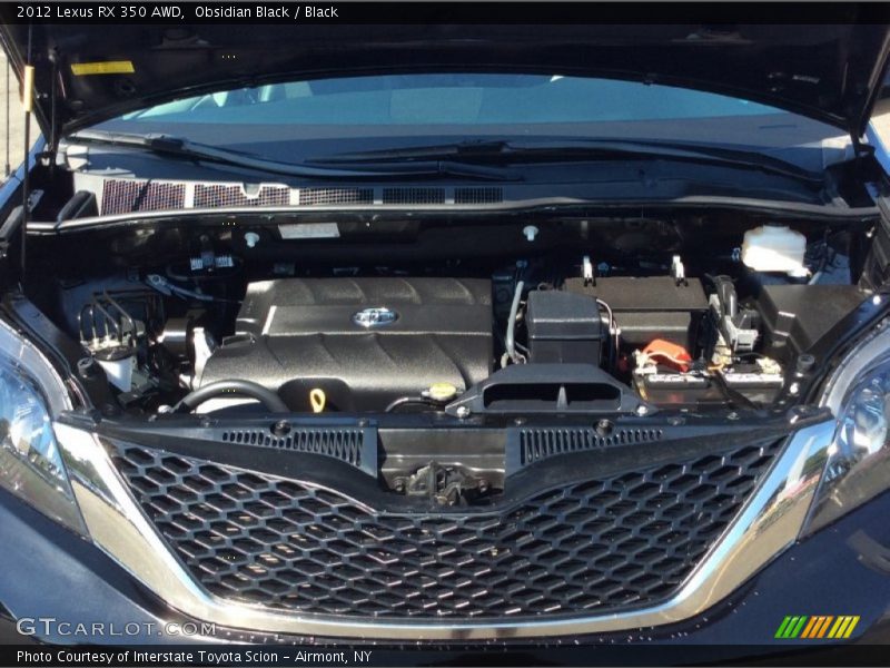 Obsidian Black / Black 2012 Lexus RX 350 AWD