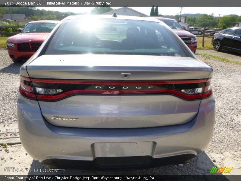 Billet Silver Metallic / Black/Ruby Red 2016 Dodge Dart SXT