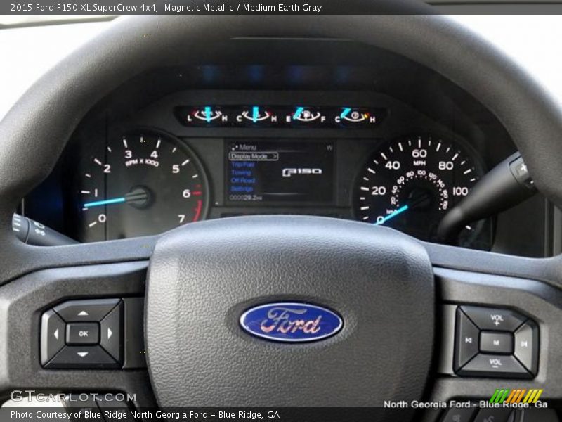 Magnetic Metallic / Medium Earth Gray 2015 Ford F150 XL SuperCrew 4x4
