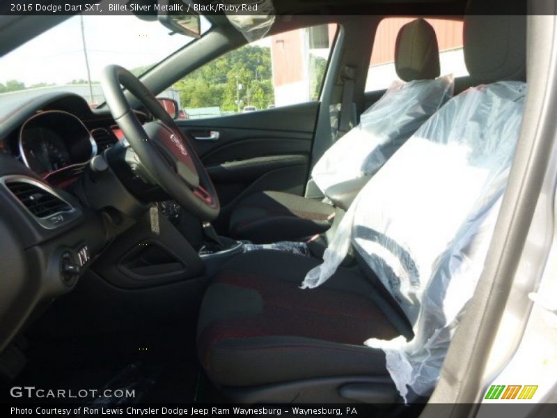 Billet Silver Metallic / Black/Ruby Red 2016 Dodge Dart SXT