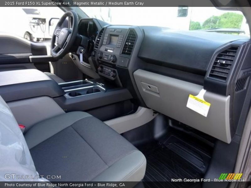 Magnetic Metallic / Medium Earth Gray 2015 Ford F150 XL SuperCrew 4x4
