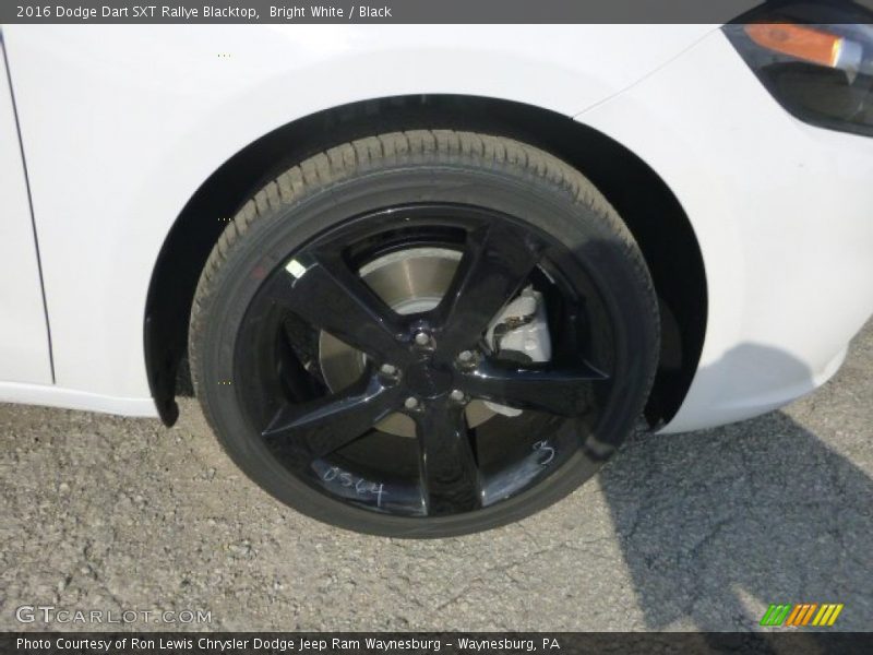 Bright White / Black 2016 Dodge Dart SXT Rallye Blacktop