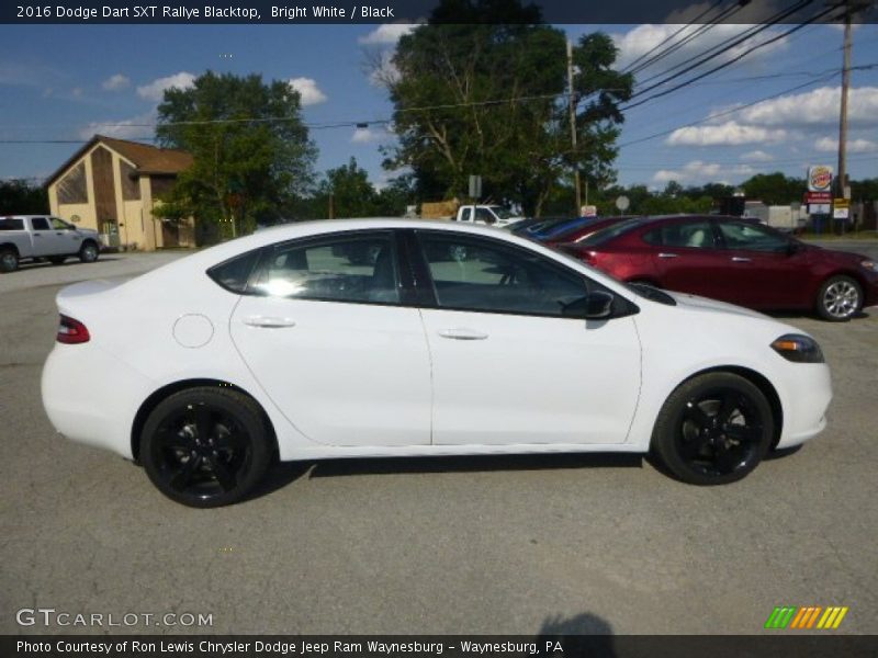 Bright White / Black 2016 Dodge Dart SXT Rallye Blacktop
