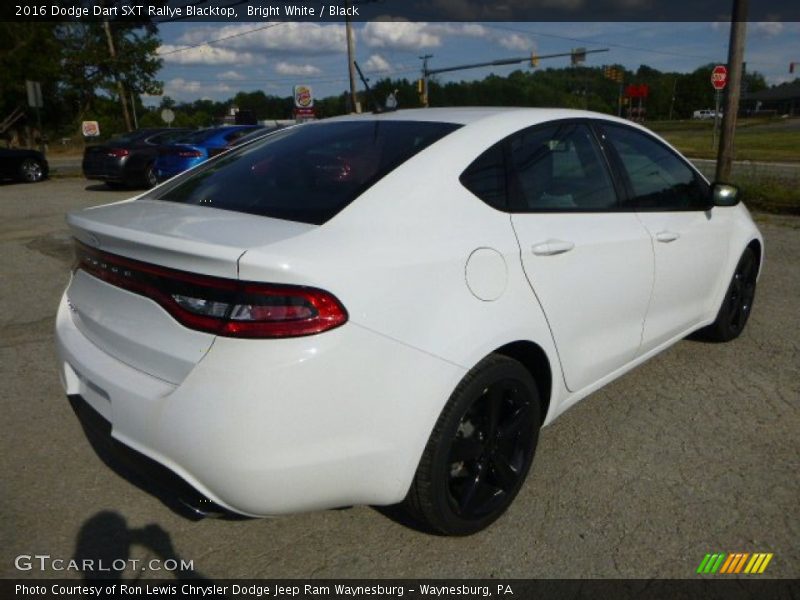 Bright White / Black 2016 Dodge Dart SXT Rallye Blacktop