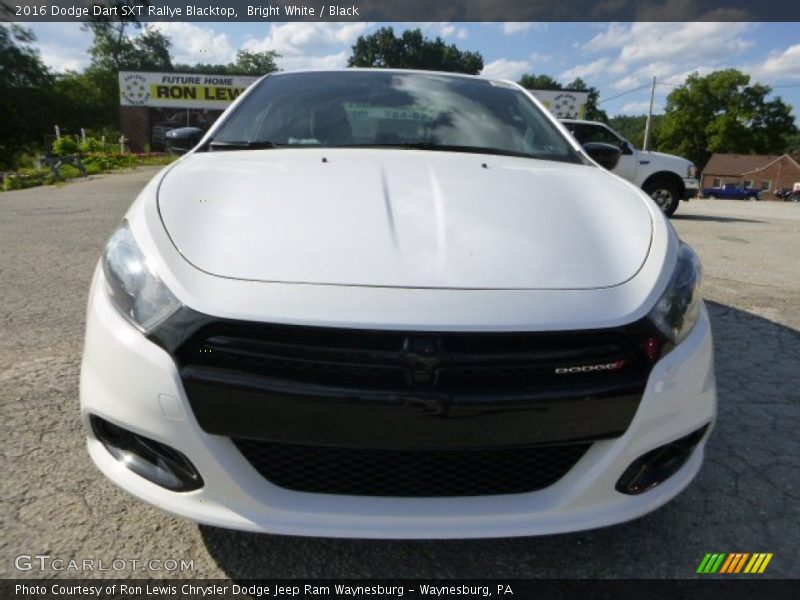 Bright White / Black 2016 Dodge Dart SXT Rallye Blacktop
