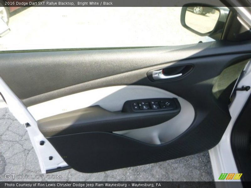 Bright White / Black 2016 Dodge Dart SXT Rallye Blacktop