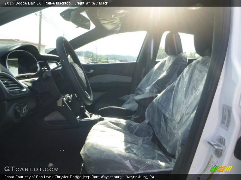 Bright White / Black 2016 Dodge Dart SXT Rallye Blacktop