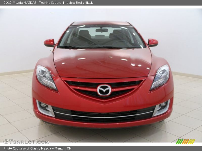 Fireglow Red / Black 2012 Mazda MAZDA6 i Touring Sedan