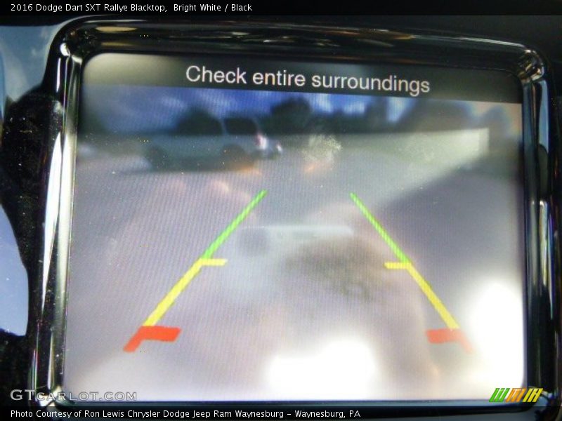 Bright White / Black 2016 Dodge Dart SXT Rallye Blacktop