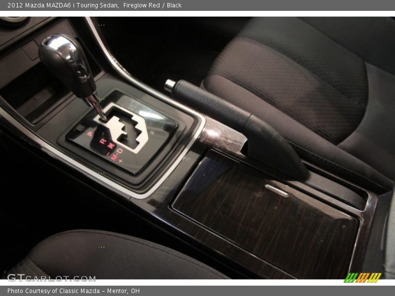 Fireglow Red / Black 2012 Mazda MAZDA6 i Touring Sedan