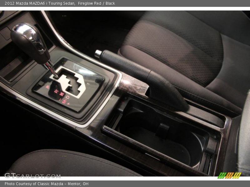 Fireglow Red / Black 2012 Mazda MAZDA6 i Touring Sedan