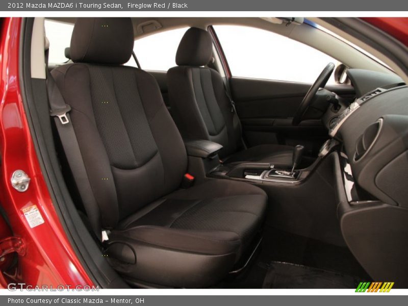 Fireglow Red / Black 2012 Mazda MAZDA6 i Touring Sedan