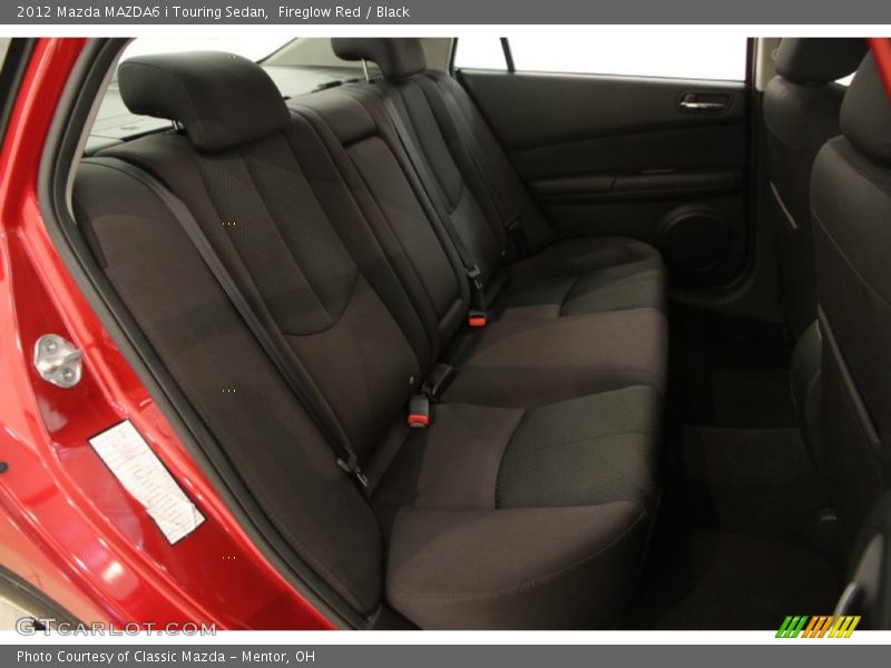 Fireglow Red / Black 2012 Mazda MAZDA6 i Touring Sedan
