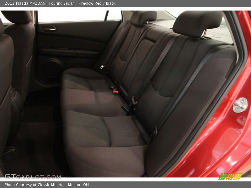 Fireglow Red / Black 2012 Mazda MAZDA6 i Touring Sedan
