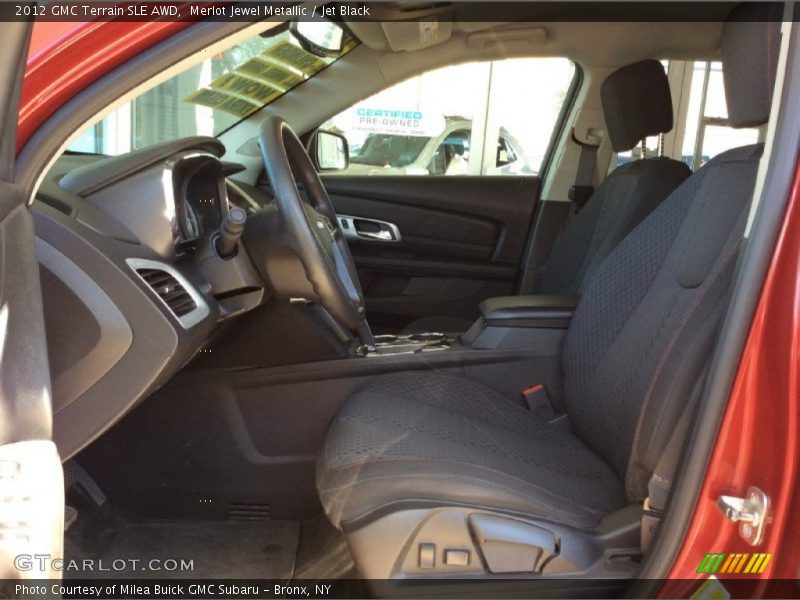 Merlot Jewel Metallic / Jet Black 2012 GMC Terrain SLE AWD