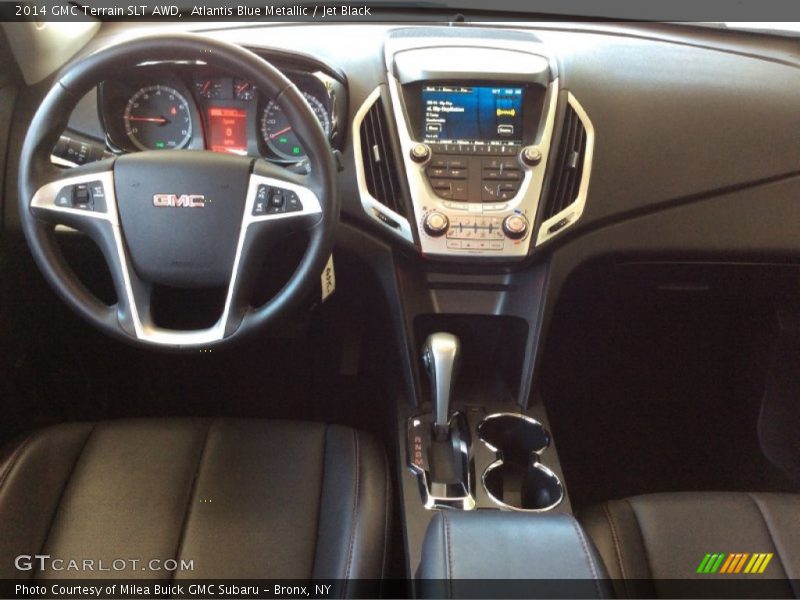 Atlantis Blue Metallic / Jet Black 2014 GMC Terrain SLT AWD
