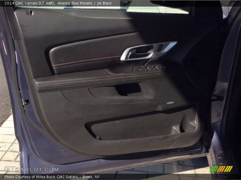 Atlantis Blue Metallic / Jet Black 2014 GMC Terrain SLT AWD