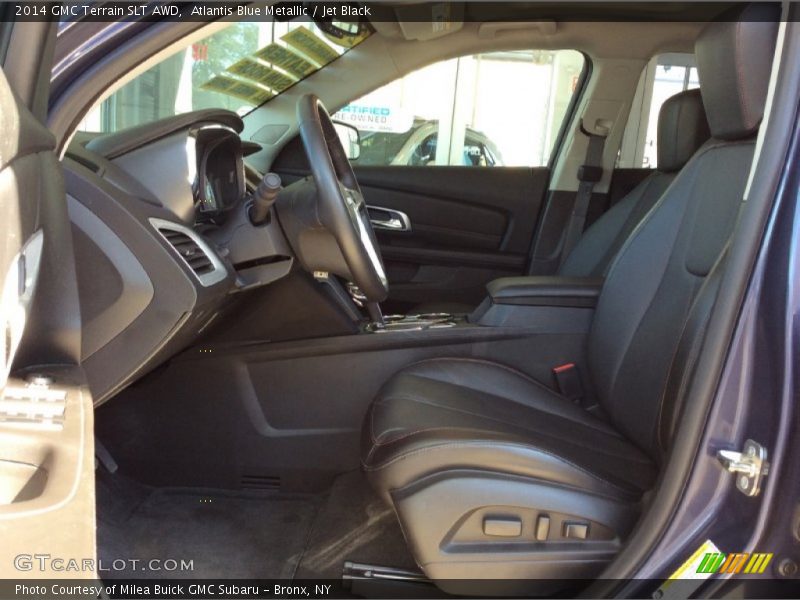 Atlantis Blue Metallic / Jet Black 2014 GMC Terrain SLT AWD
