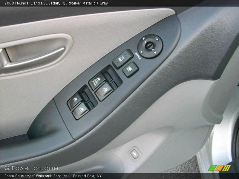 QuickSilver Metallic / Gray 2008 Hyundai Elantra SE Sedan