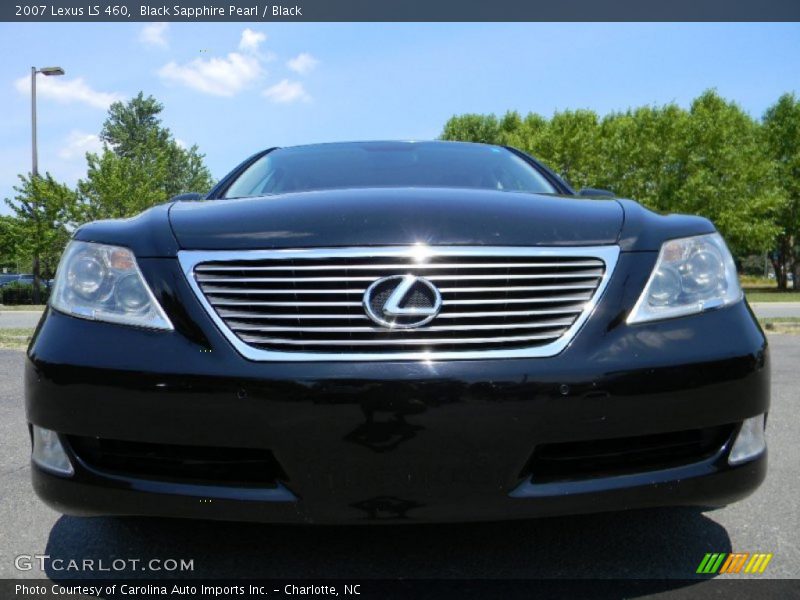 Black Sapphire Pearl / Black 2007 Lexus LS 460