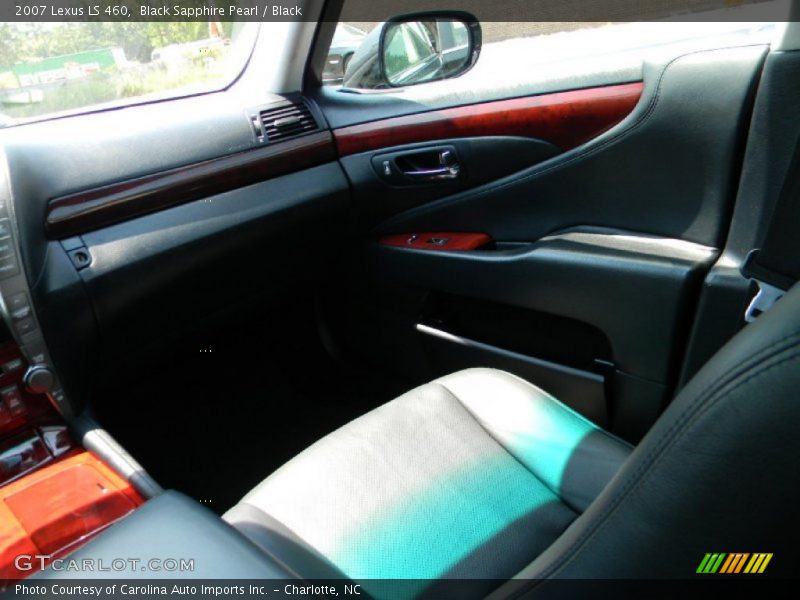 Black Sapphire Pearl / Black 2007 Lexus LS 460
