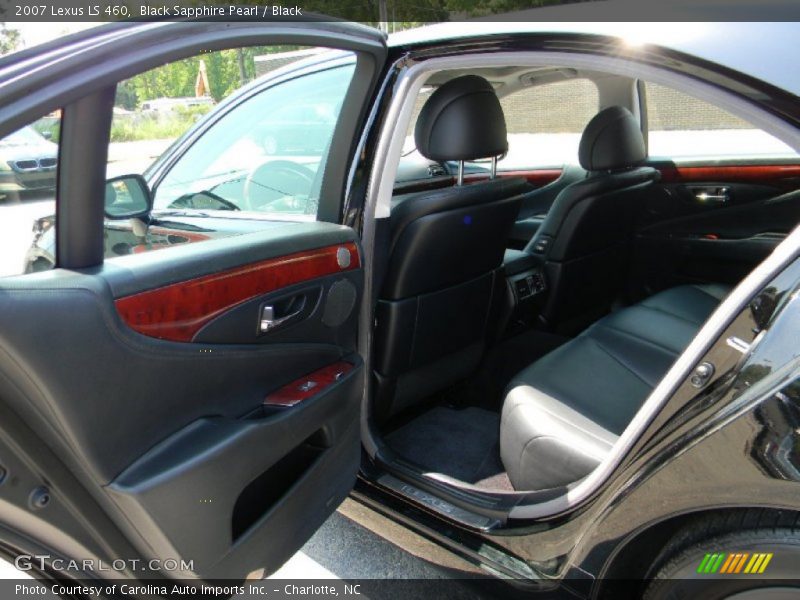 Black Sapphire Pearl / Black 2007 Lexus LS 460
