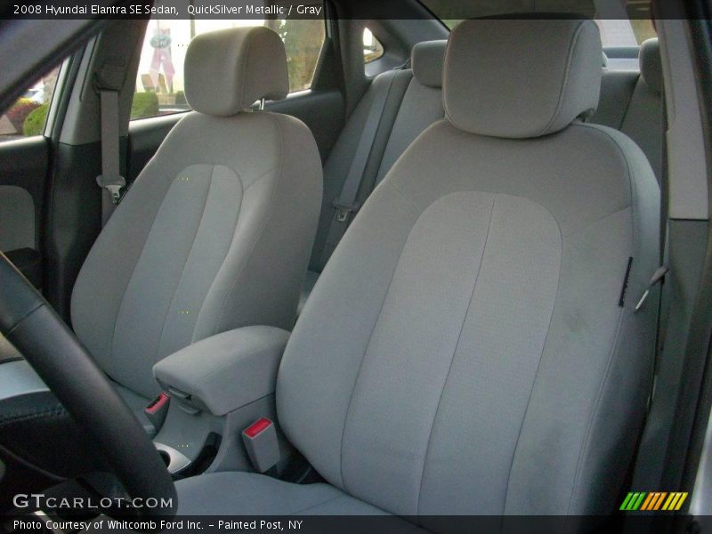 QuickSilver Metallic / Gray 2008 Hyundai Elantra SE Sedan