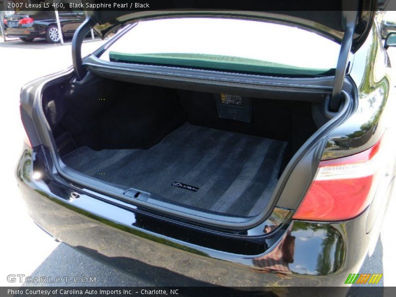 Black Sapphire Pearl / Black 2007 Lexus LS 460