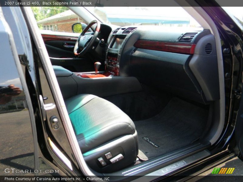 Black Sapphire Pearl / Black 2007 Lexus LS 460