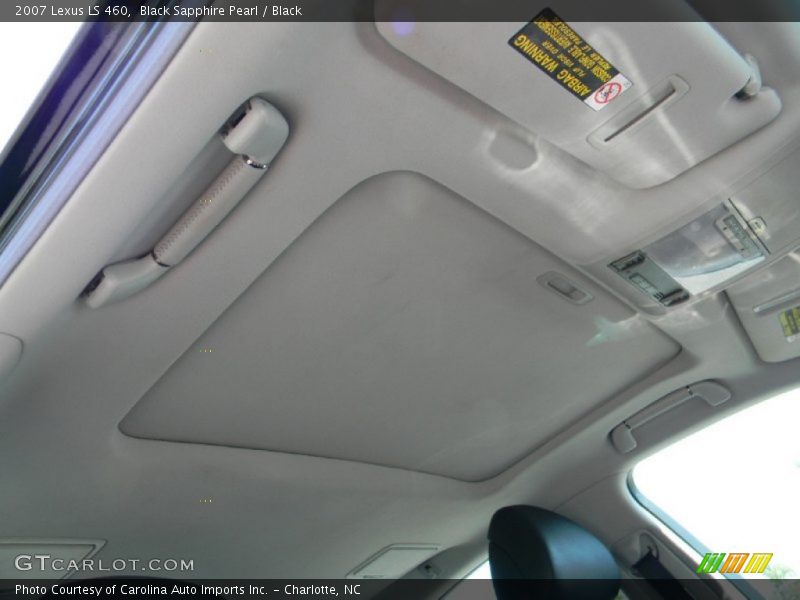 Black Sapphire Pearl / Black 2007 Lexus LS 460